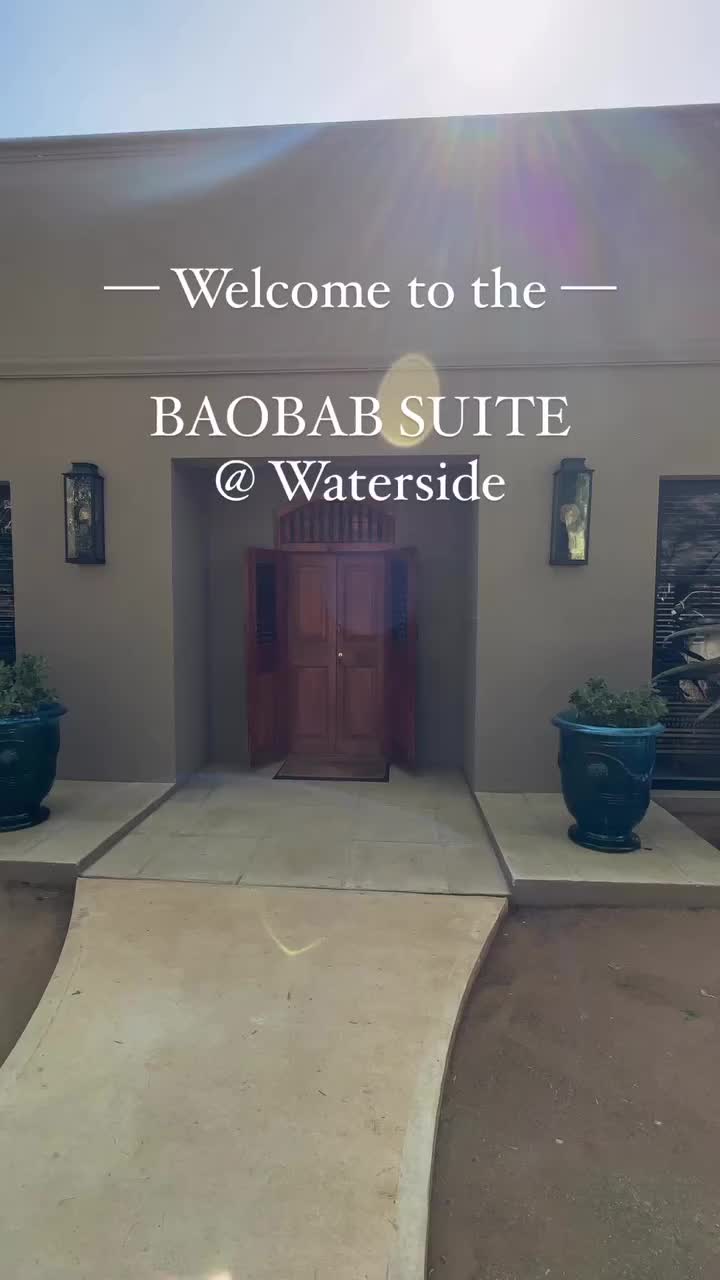 Luxurious Baobab Suite at Waterside Lodge, Royal Malewane