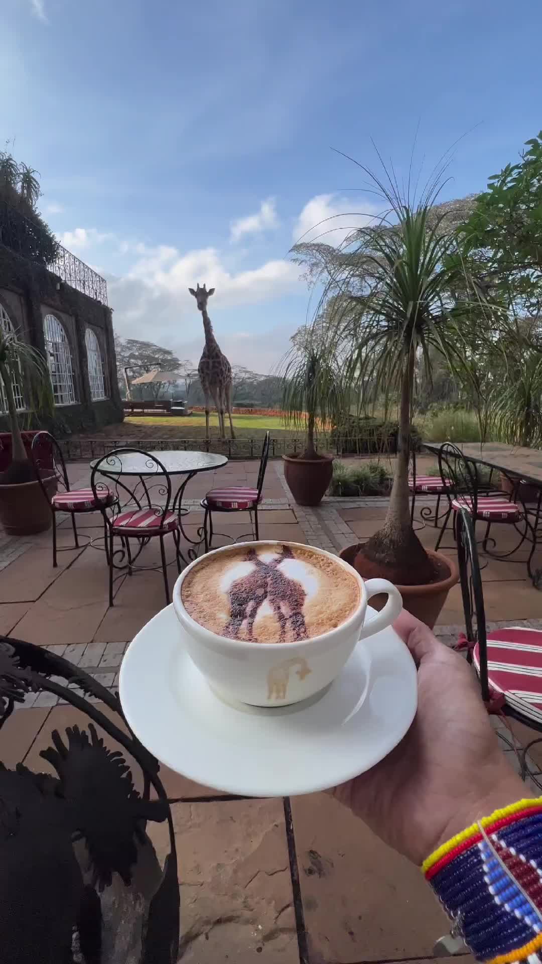Perfect Coffee at Giraffe Manor, Nairobi Kenya