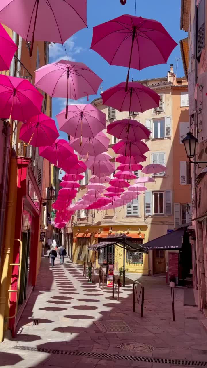 Discover Grasse and Its Enchanting Pink Umbrellas