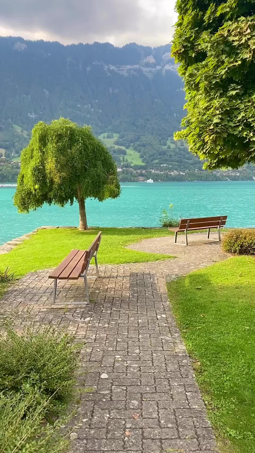 Stunning Lakeside Views of Lake Brienz, Switzerland