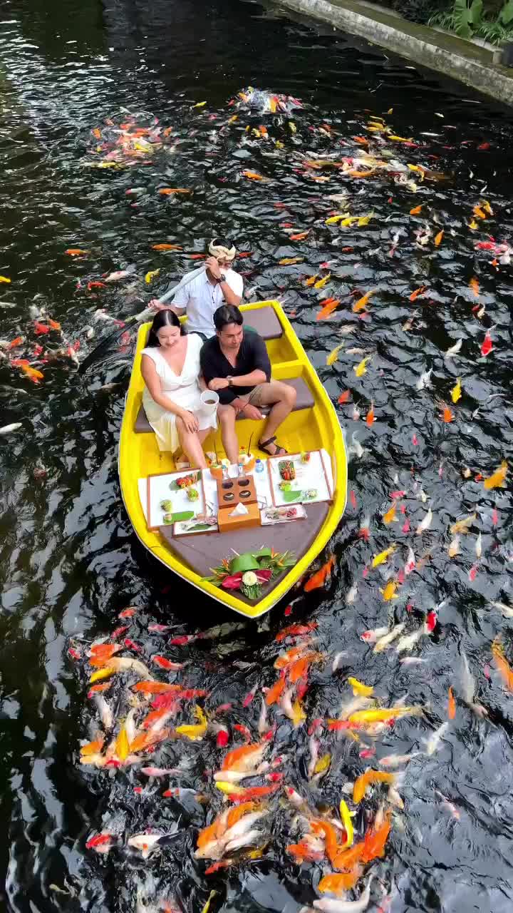 Are you a picnic lover? 🧺 🚣🏻‍♀️

📍Kamandalu, Bali 

Try this picnic lunch in a boat at the Kamandalu Hotel on your next visit to Bali !

Follow @diariesofatravelista for more travel inspiration 

.
.
.
.
.
.
.
.

.
#bali #baliindonesia #ubud #reels #reelsinstagram #instagramreels #travel #ubudbali #viralvideos #travelblogger #balilife #baliisland #balitrip #balidaily #balitravel #explorebali #visitbali #exploreindonesia #kamandalu #travelreels #travelcouple #travelcouples #couple #couplegoals