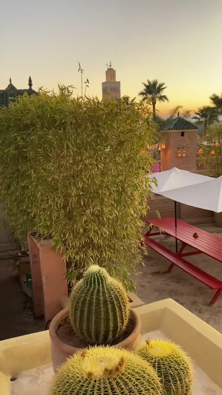 Stunning Views from El Fenn in Marrakesh, Morocco