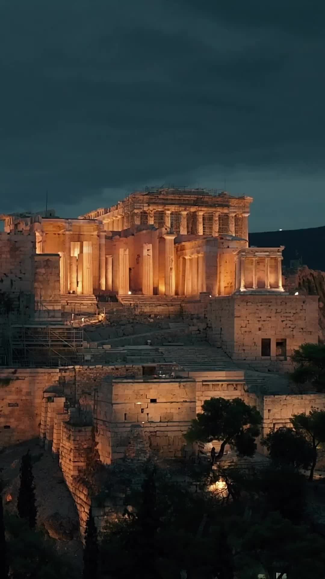 Explore the Ancient Acropolis of Athens at Night