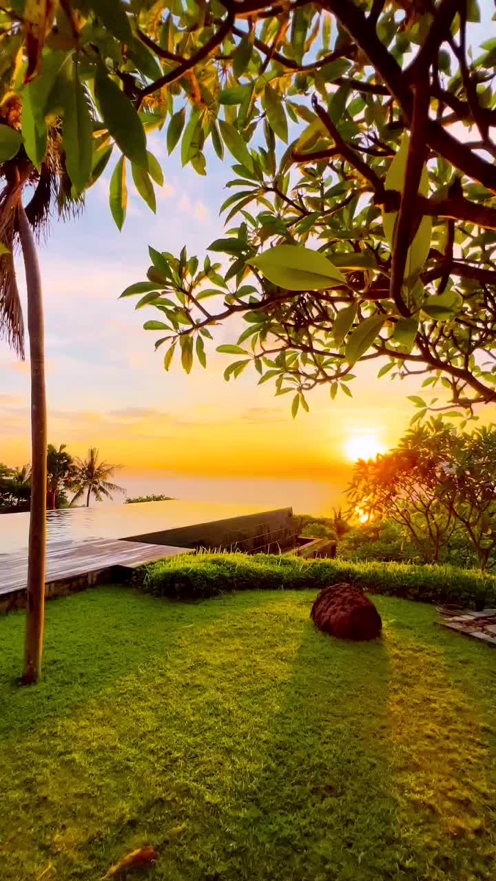 Tranquil Sunset at Labuhan Lombok, Indonesia