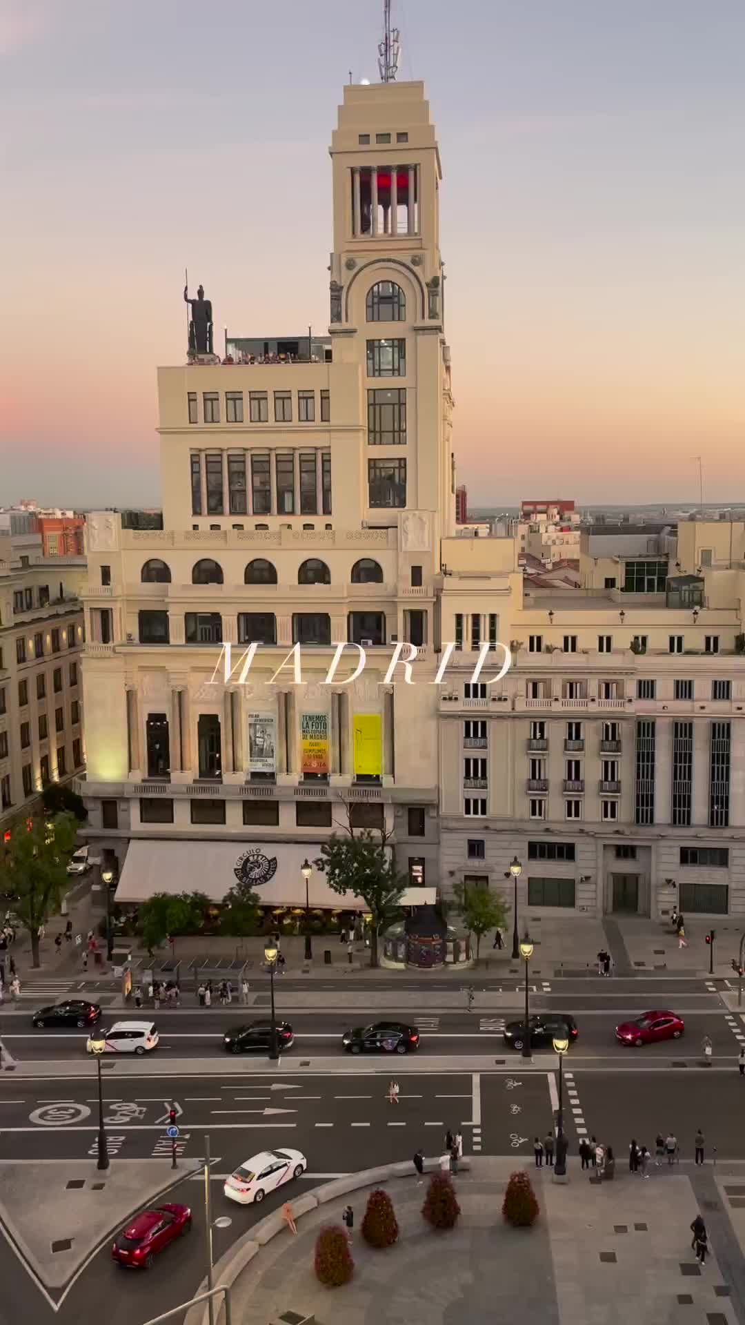 Stunning 360º Rooftop Bar Views in Madrid