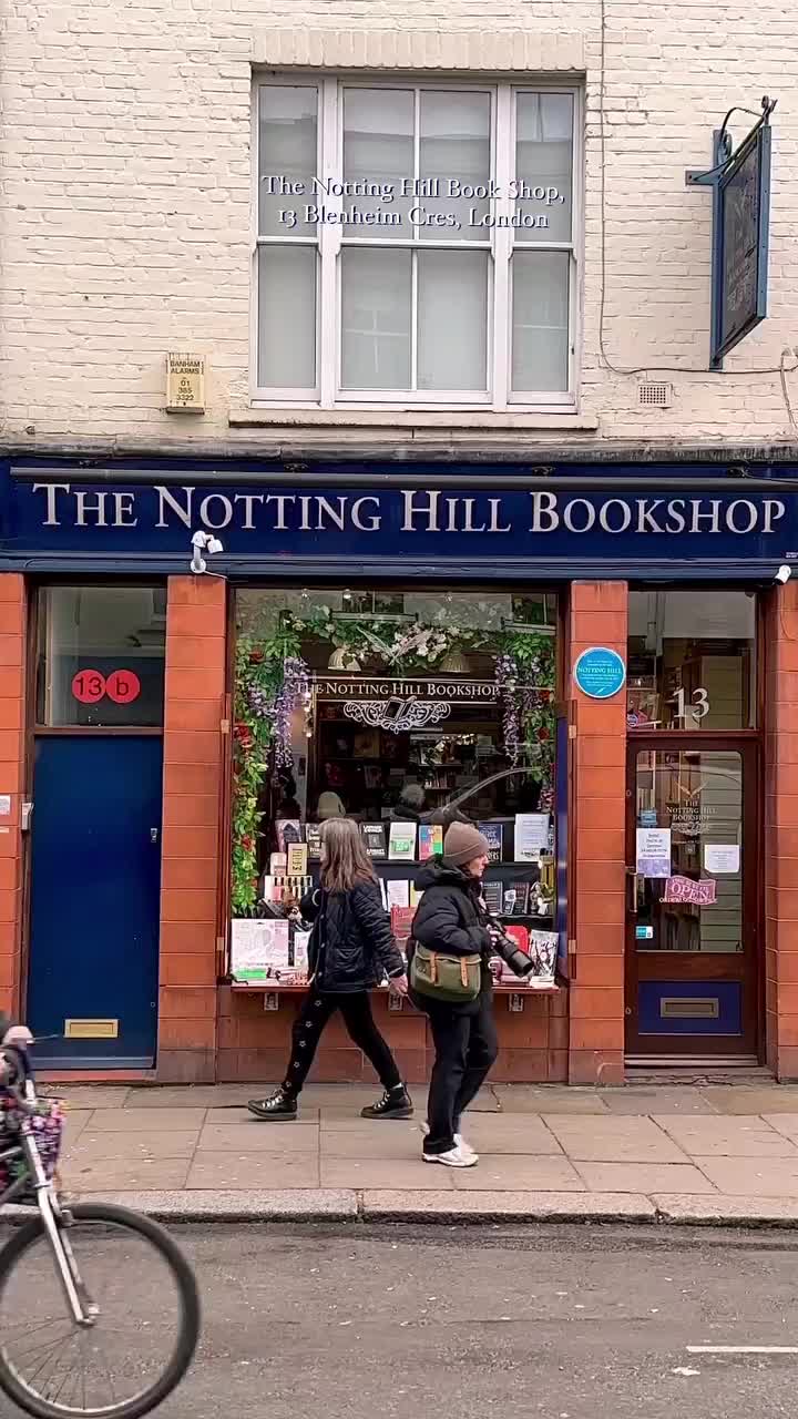 Discover the Iconic Notting Hill Bookshop in London
