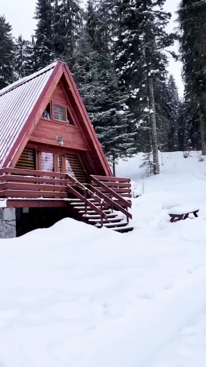 A-Frame Cabins in Pamporovo's Rhodope Mountains