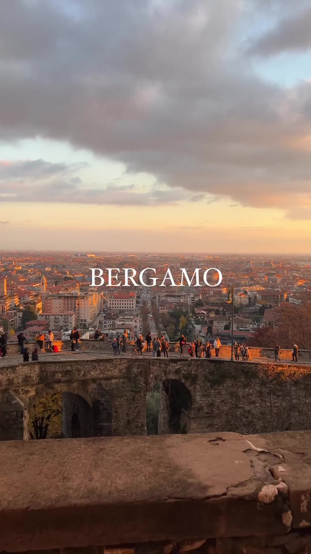 Bergamo, Italy 🧡🇮🇹 A great option if you plan to have a day trip from Milan, as it’s just 50 minutes away! 
Bergamo Alta is the oldest town and the one you’ll want to visit 😍 It has a beautiful city centre with many places to visit and great food options 🧡 Have you already visited Bergamo? #bergamo #italia #italy #lombardia