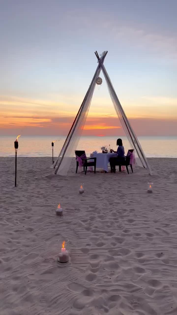 Romantic Beach Dinner at Aleenta Resort Phuket