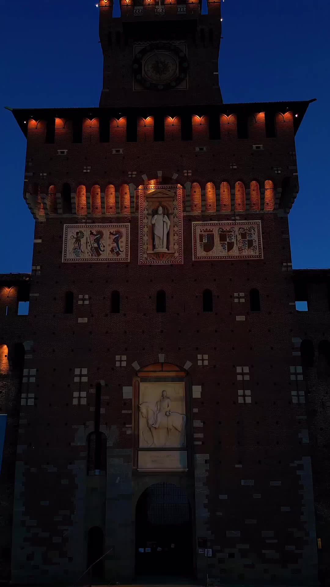 Discover the Magic of Castello Sforzesco at Night