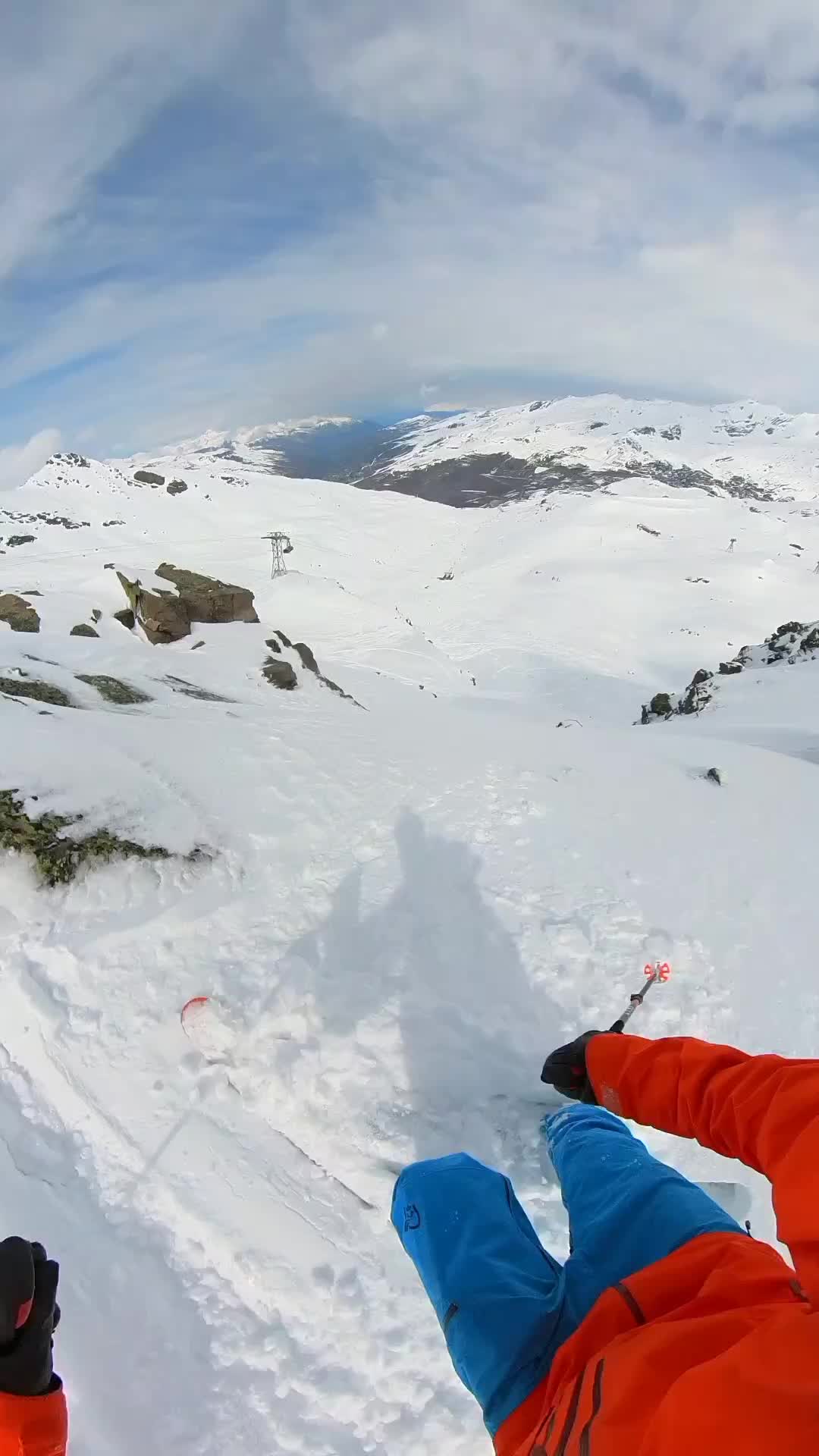 Surprise April Powder Day at Val Thorens!