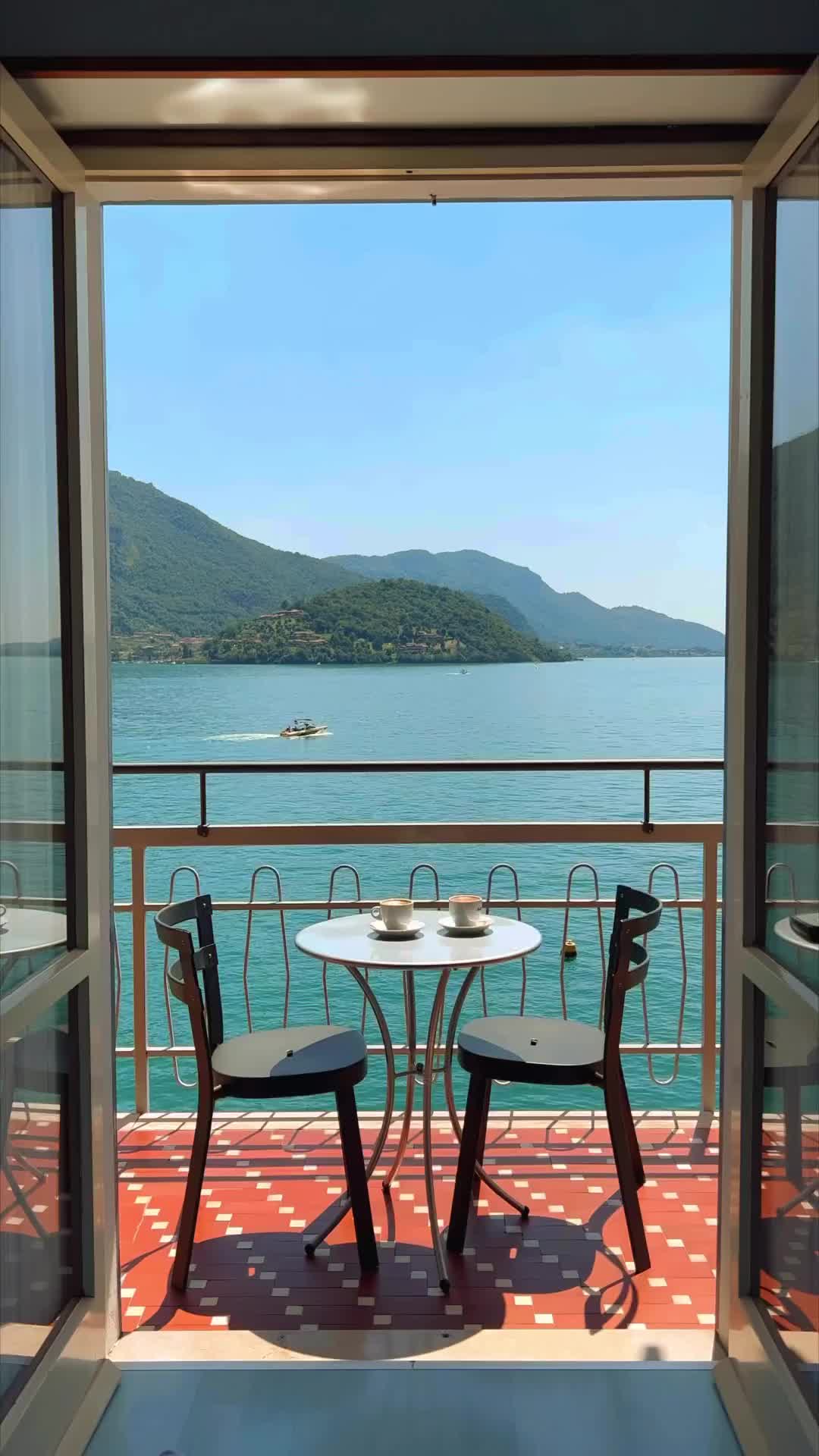 Mornings at Lake Iseo - Tranquil Italian Views 🌊☕️