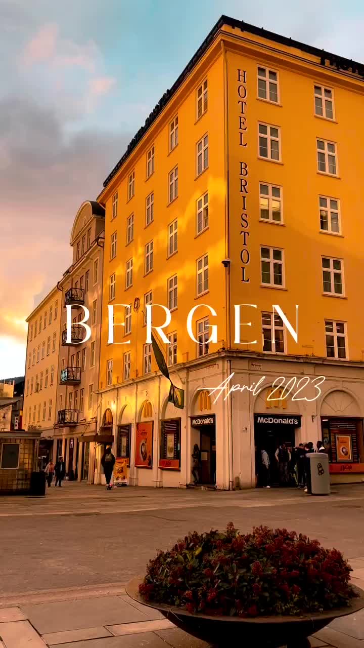 Discover Bergen's Stunning Cityscape at Sunset