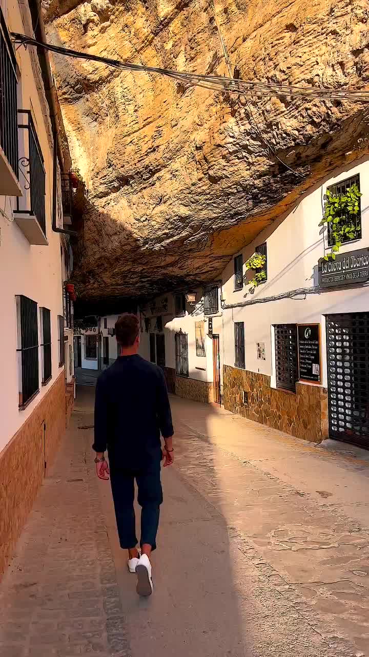 Exploring Setenil: Town Built Within Ancient Caves 🪨