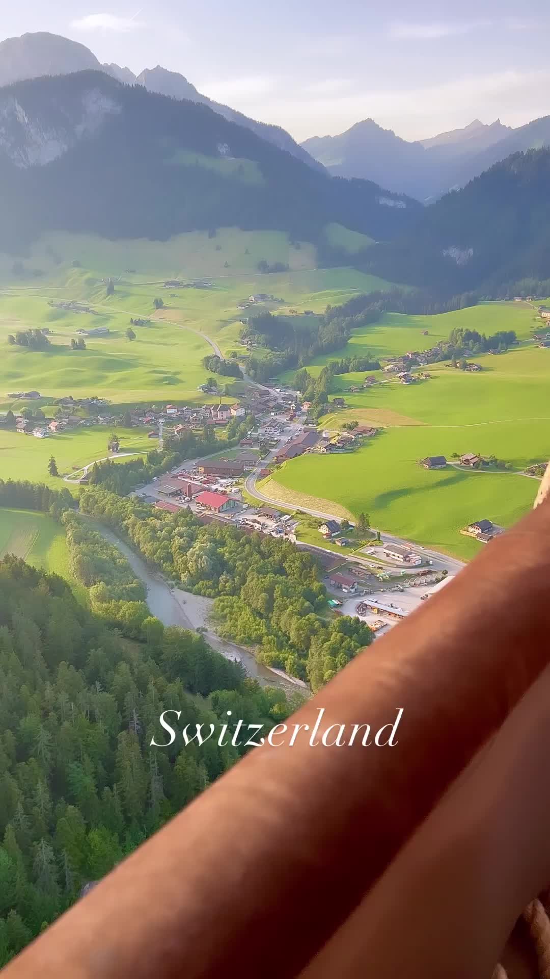 Morning Balloon Ride Over Gstaad, Switzerland 🇨🇭
