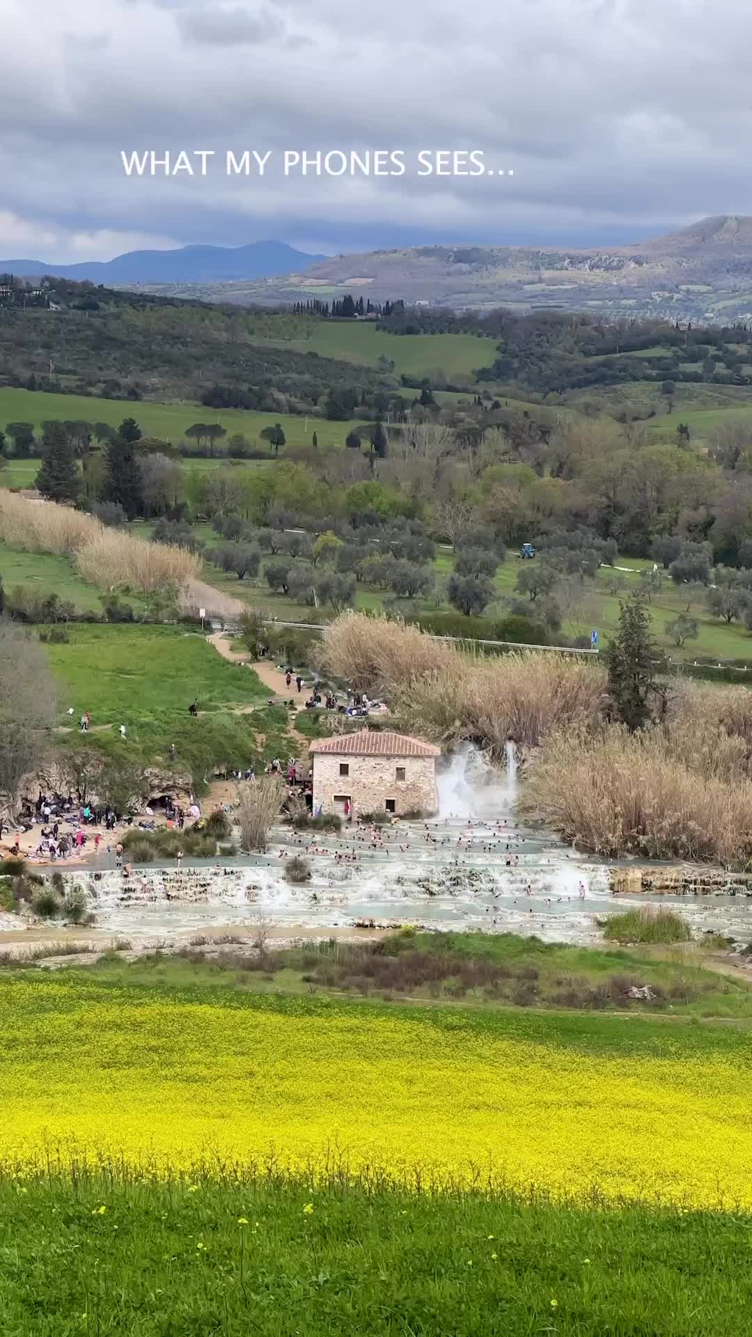 Toscana’s Cascate del Mulino: iPhone vs Drone Views