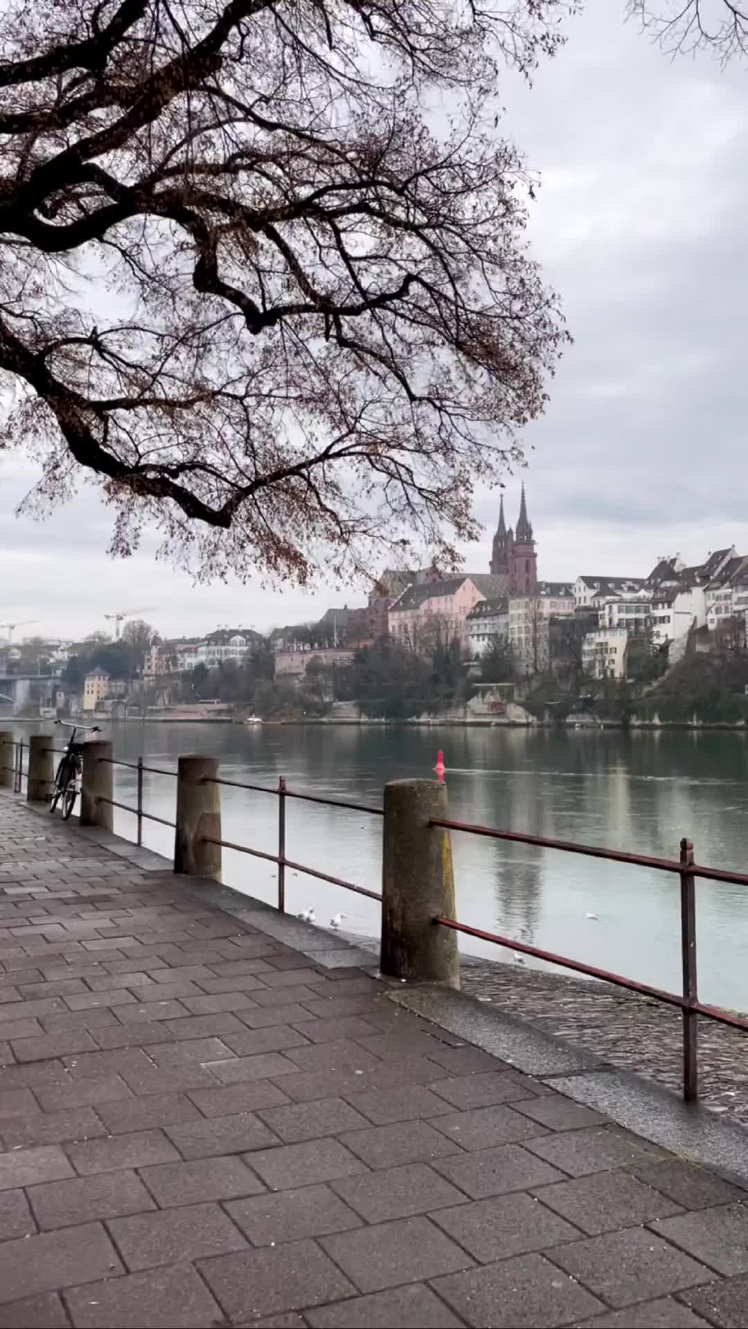 Basel December Views: Medieval Old Town & Rhine River