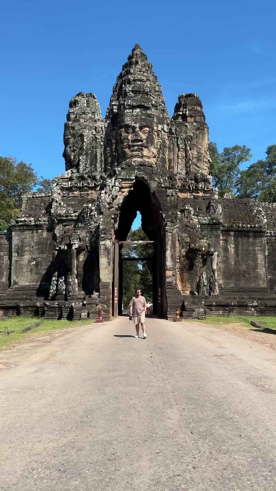 Temple of Smiling Faces ☺️

Built in the late 12th or early 13th century as the state temple of the King Jayavarman VII, the Bayon Temple stands at the centre of Angkor Thom with 54 Gothic towers and 216 smiling faces

Must visit ancient site in Southeast Asia 

📍Bayon Temple, Siem Reap, Cambodia

#bayontemple #angkorthom #angkorwat #siemreap #cambodia #southeastasia #mustvisit