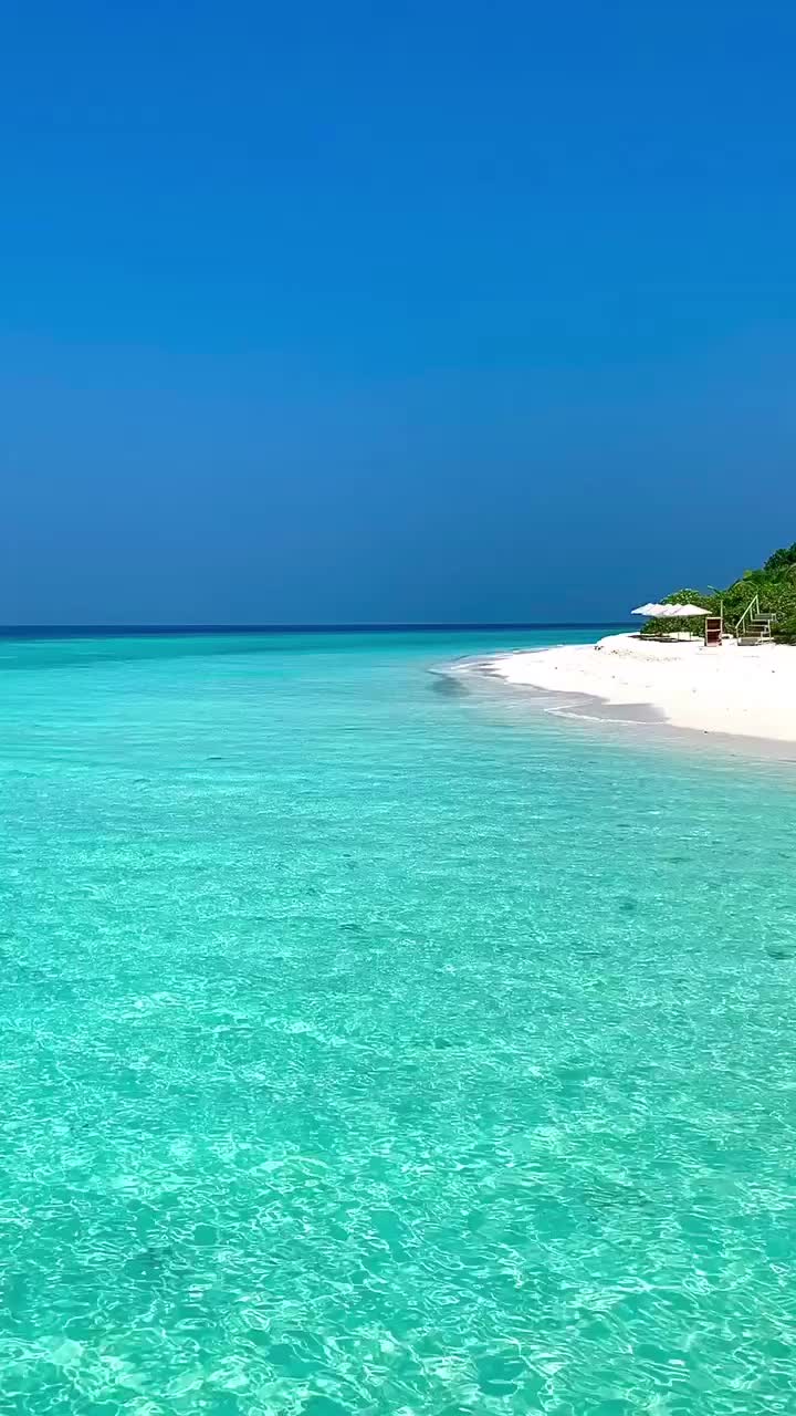 Tranquil Picnic Island in Maldives 🌴