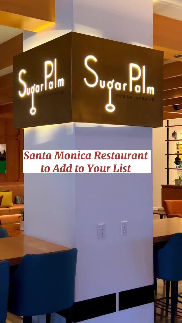Discover Sugar Palm Santa Monica's Summer Vibes 🌴🥘