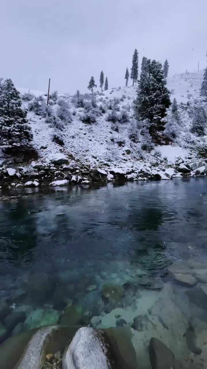 Natural Hot Springs in Idaho's Snowy Mountains
