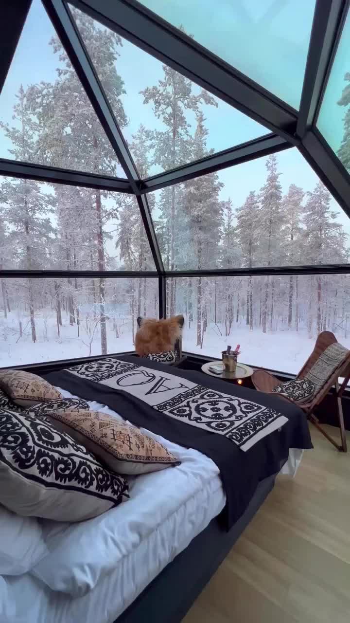 Stunning Glass Igloos at Aurora Queen Resort, Finland