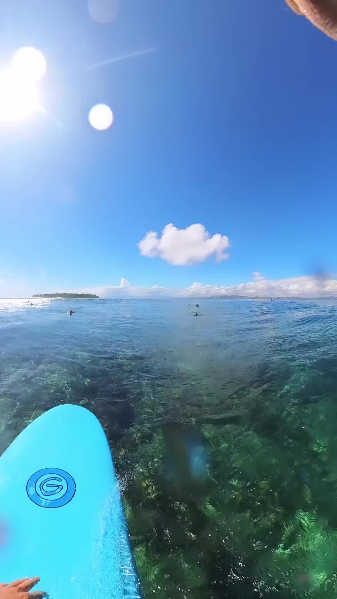 Hilarious Surfing Session in Fiji - Must Watch Till the End!