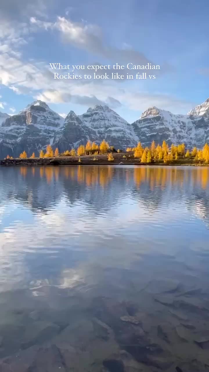 Stunning September Views in the Canadian Rockies