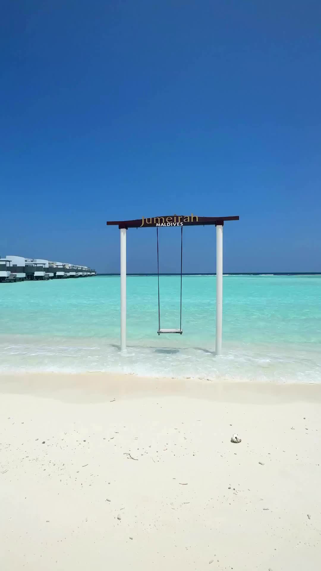 Dreamy Beach Swing at Jumeirah Maldives Lagoon