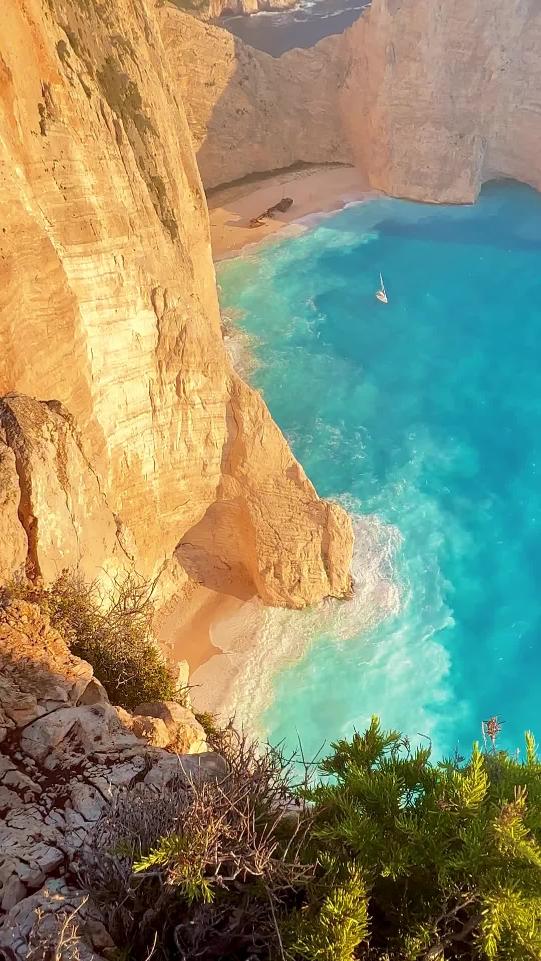 Sunset Over Navagio Beach, Zakinthos, Greece