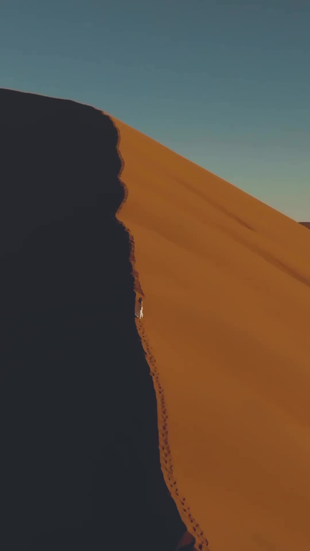 Majestic Namib Desert Dunes: A Drone Journey