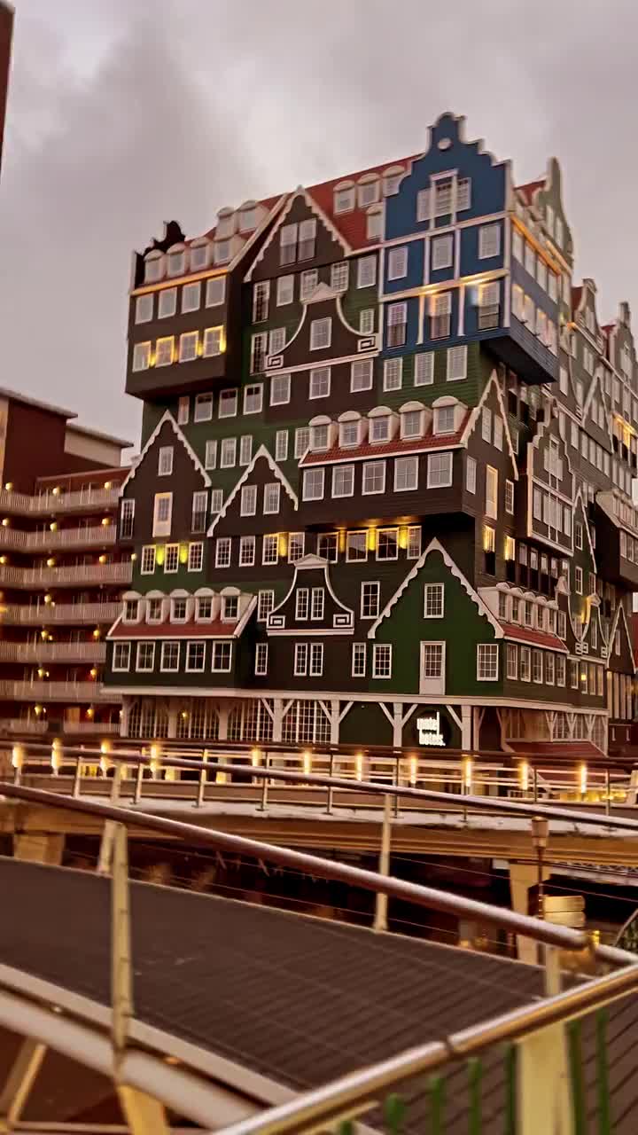 Evening Walks in Zaandam - Discover Iconic Lego Building