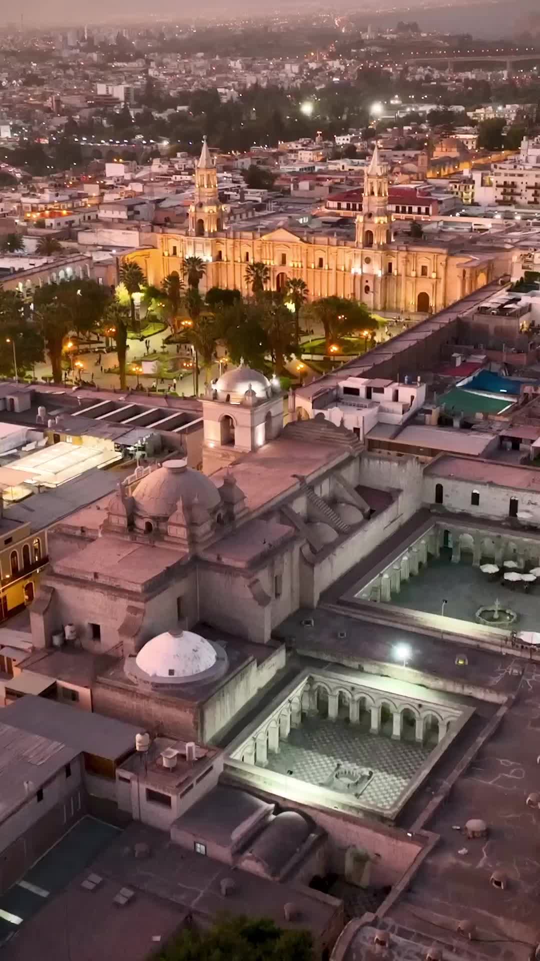 Sunset Vibes in Arequipa, Peru – A Stunning Cityscape
