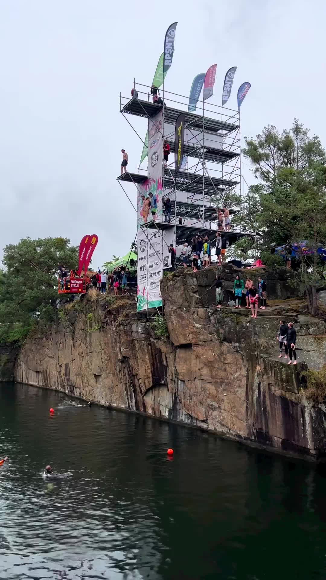 Highjump Cliffdiving Event 2023 in Hříměždice, Czechia