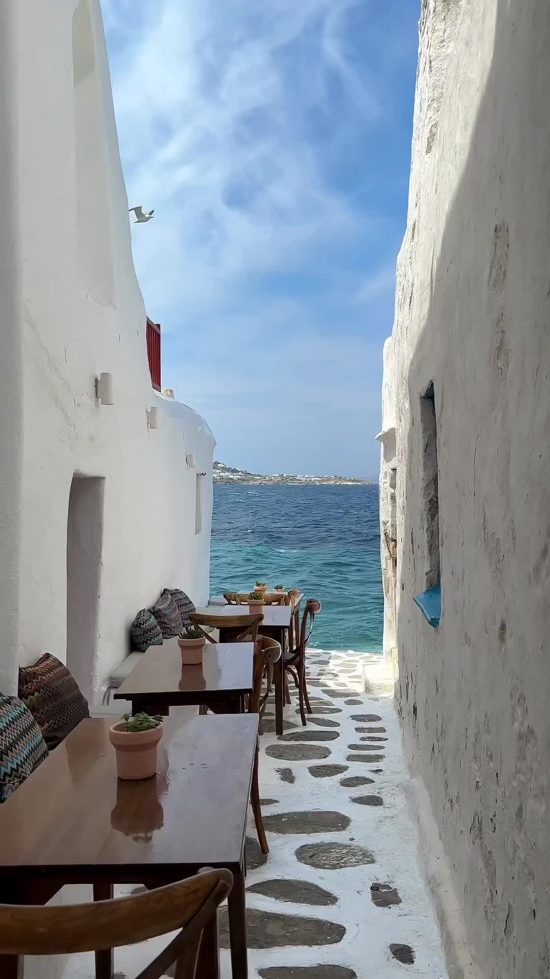 Soothing Blues and Endless Views at Kastro's Mykonos