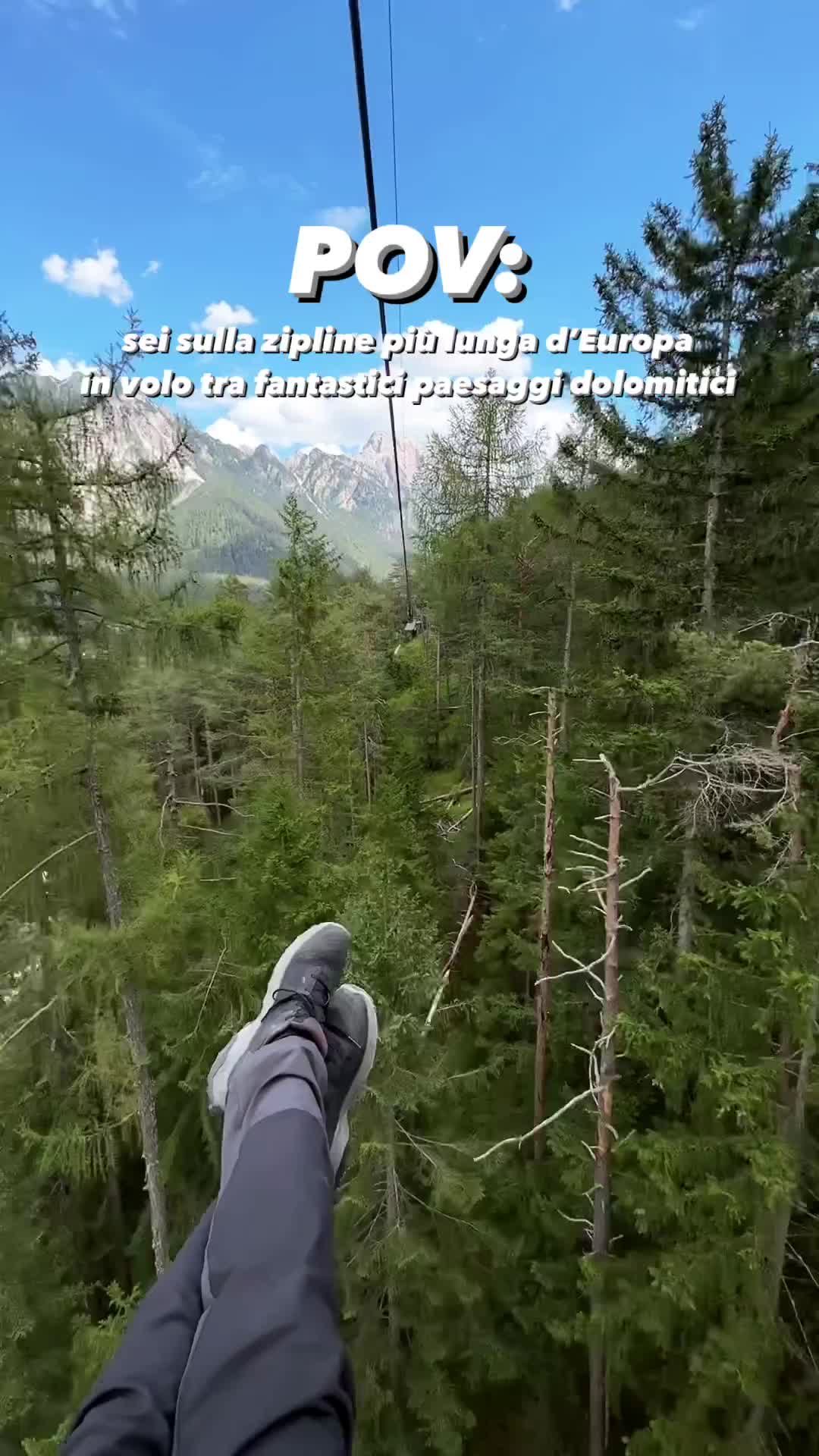 Adrenaline Rush on Europe's Longest Zipline in the Dolomites