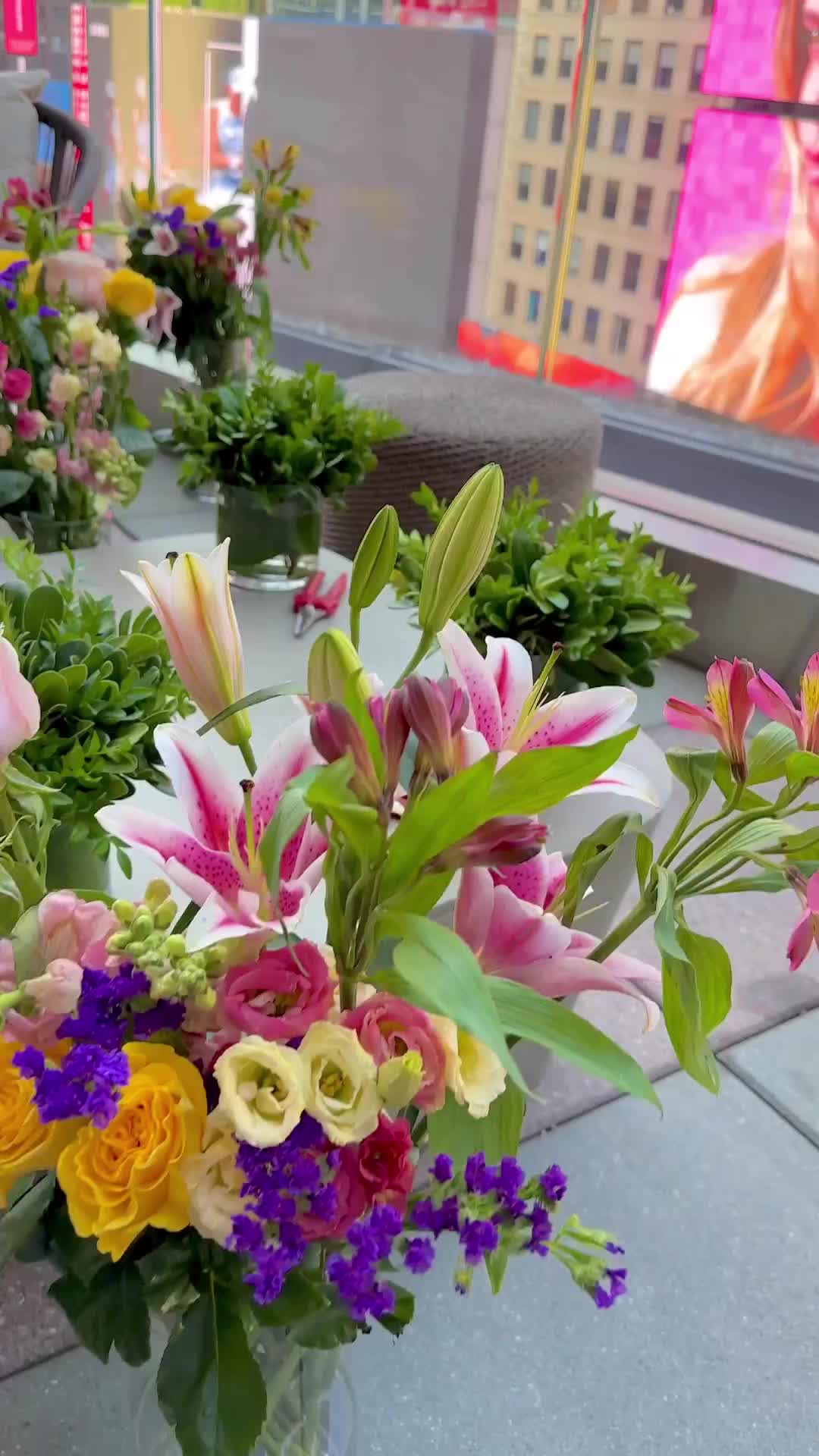 End-of-Summer Floral Workshop in Times Square