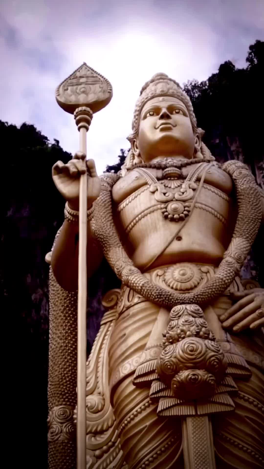 Time Traveller Explores Batu Caves, Malaysia