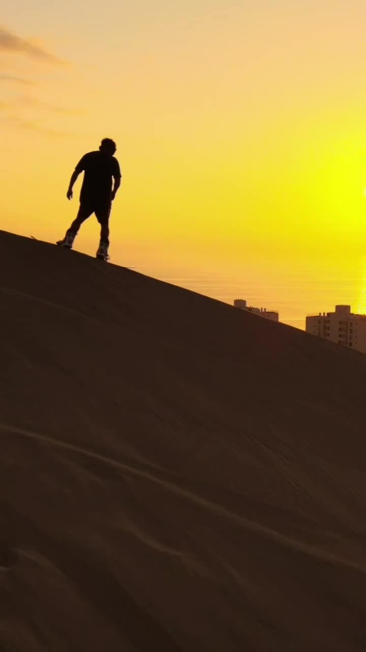 Golden Hours Sandboarding in Iquique, Chile 🌅🏂