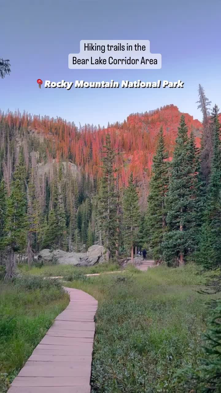 Stunning Sunrise Hikes at Bear Lake, Rocky Mountain NP