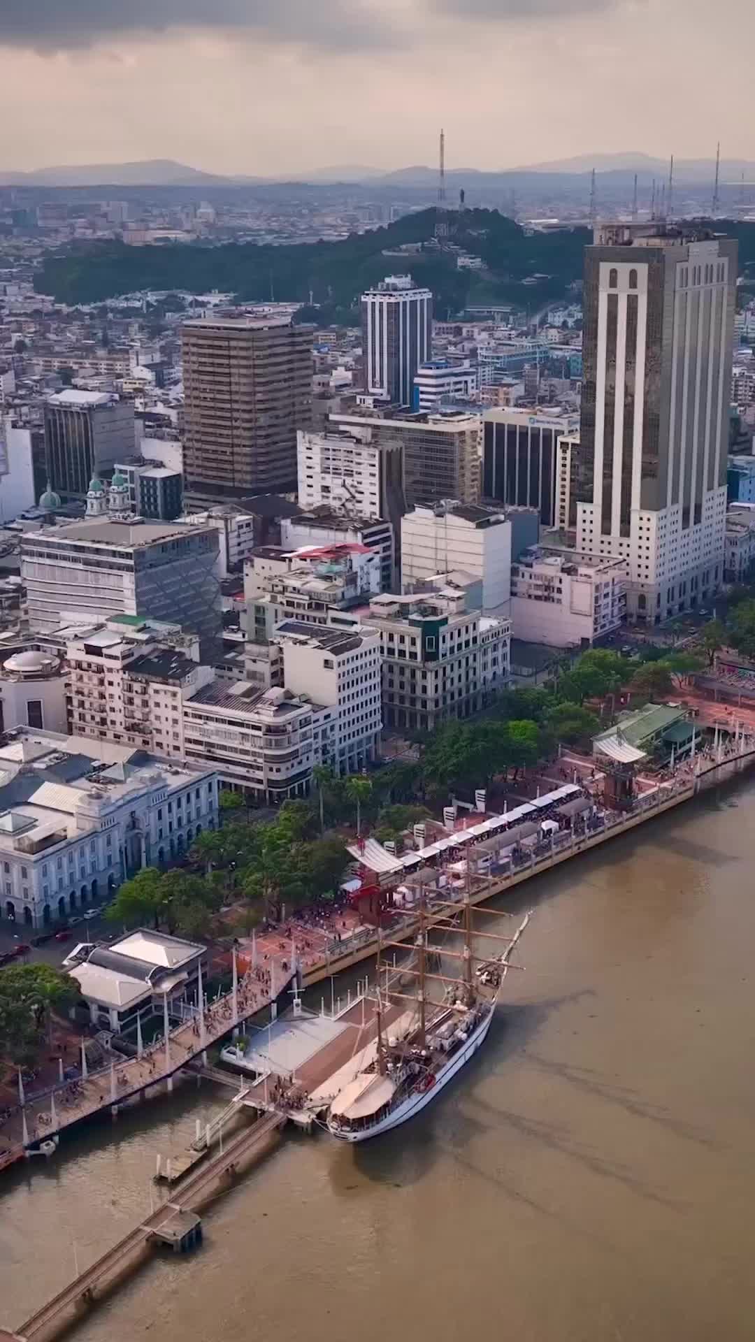 Discover Guayaquil, Ecuador from Above 🏙️🇪🇨