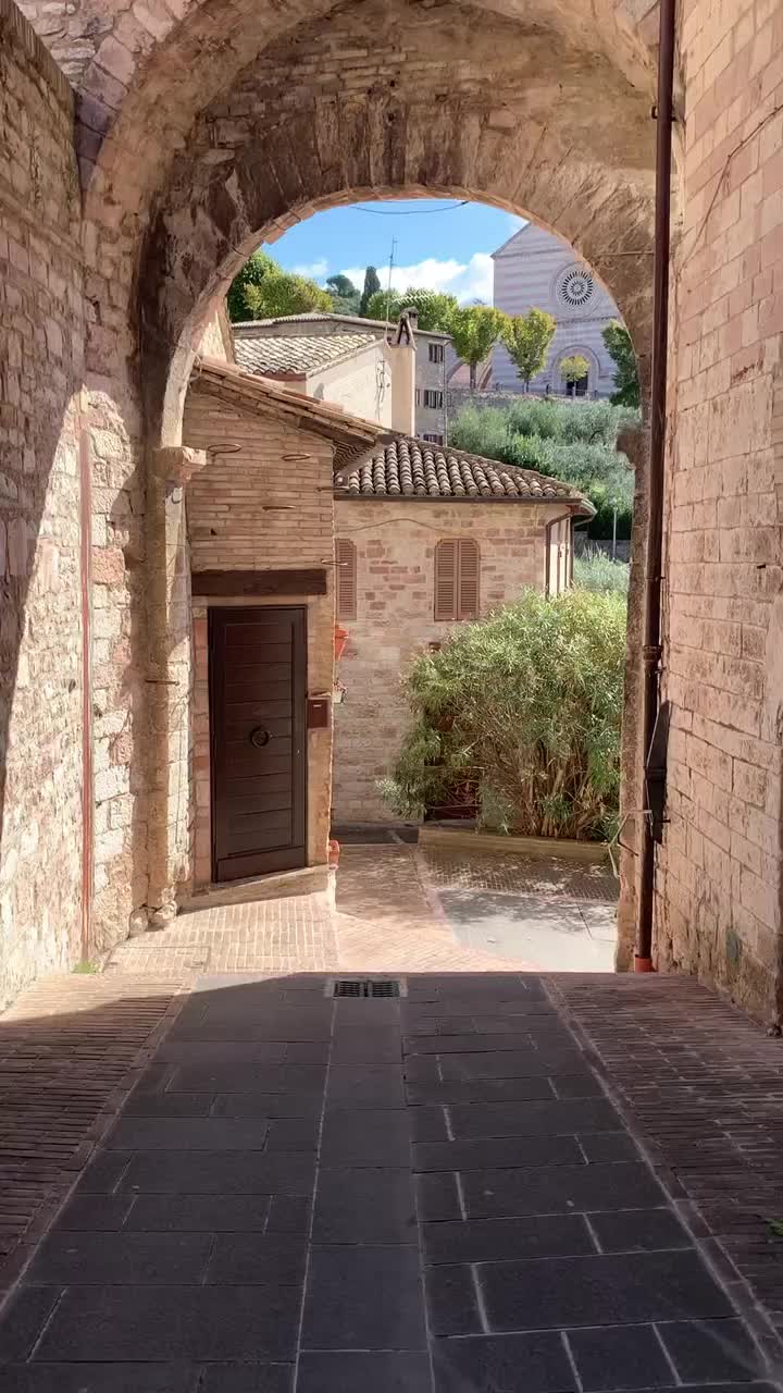 Stunning View of Basilica di Santa Chiara, Assisi