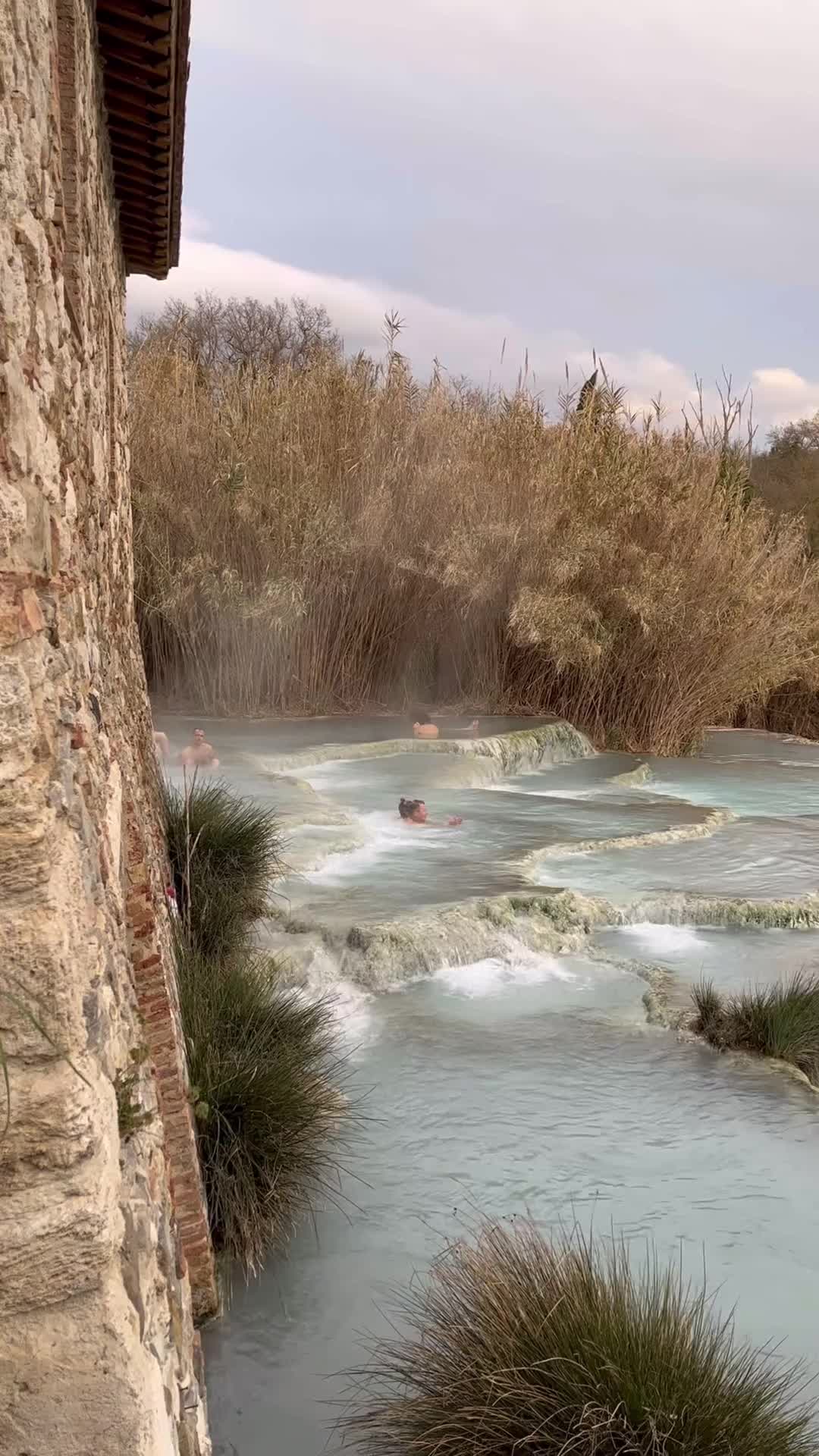 Relax at Terme di Saturnia Hot Springs, Italy
