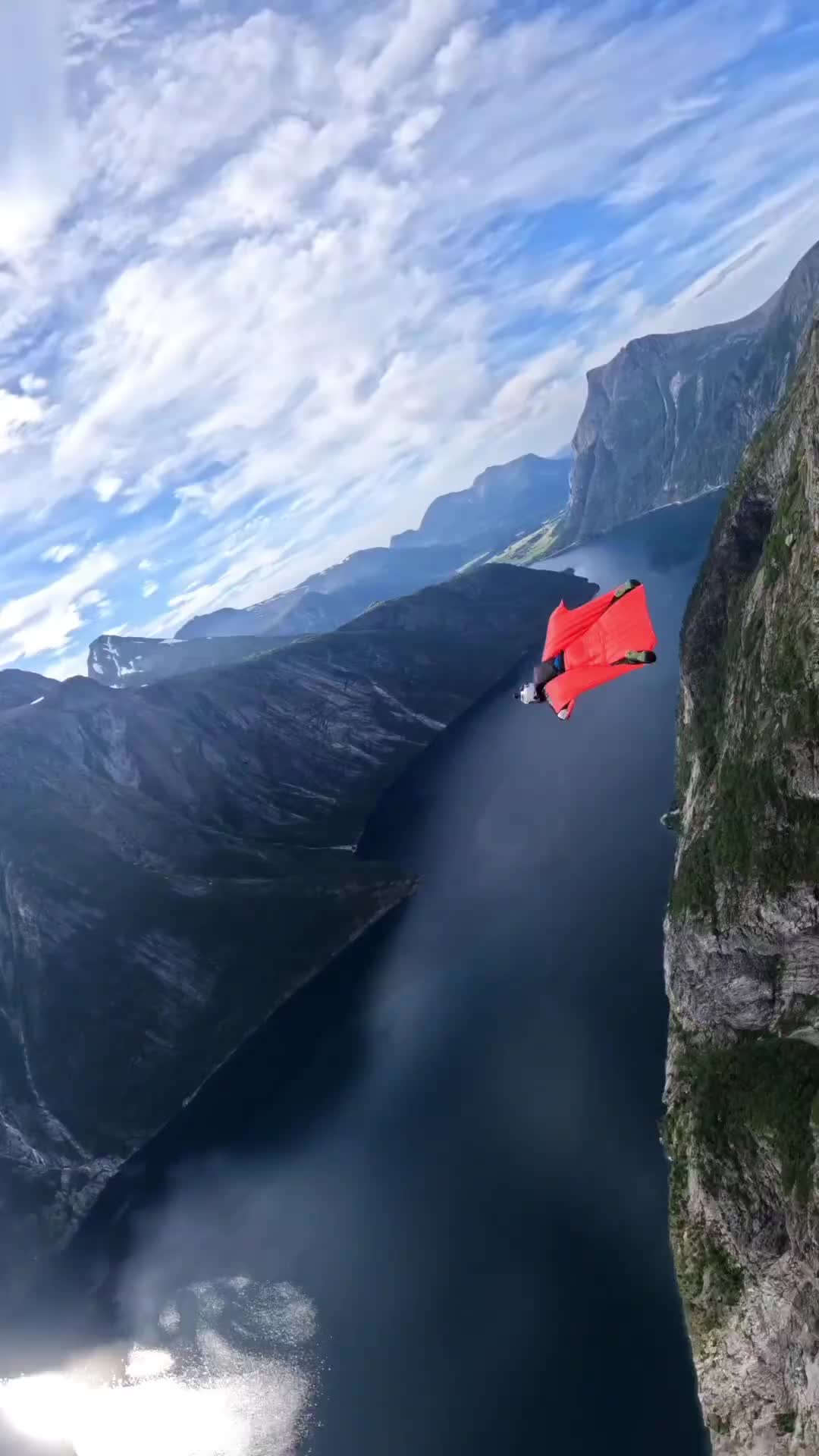 Stunning Wingsuit Flight Over Eikesdalen, Norway