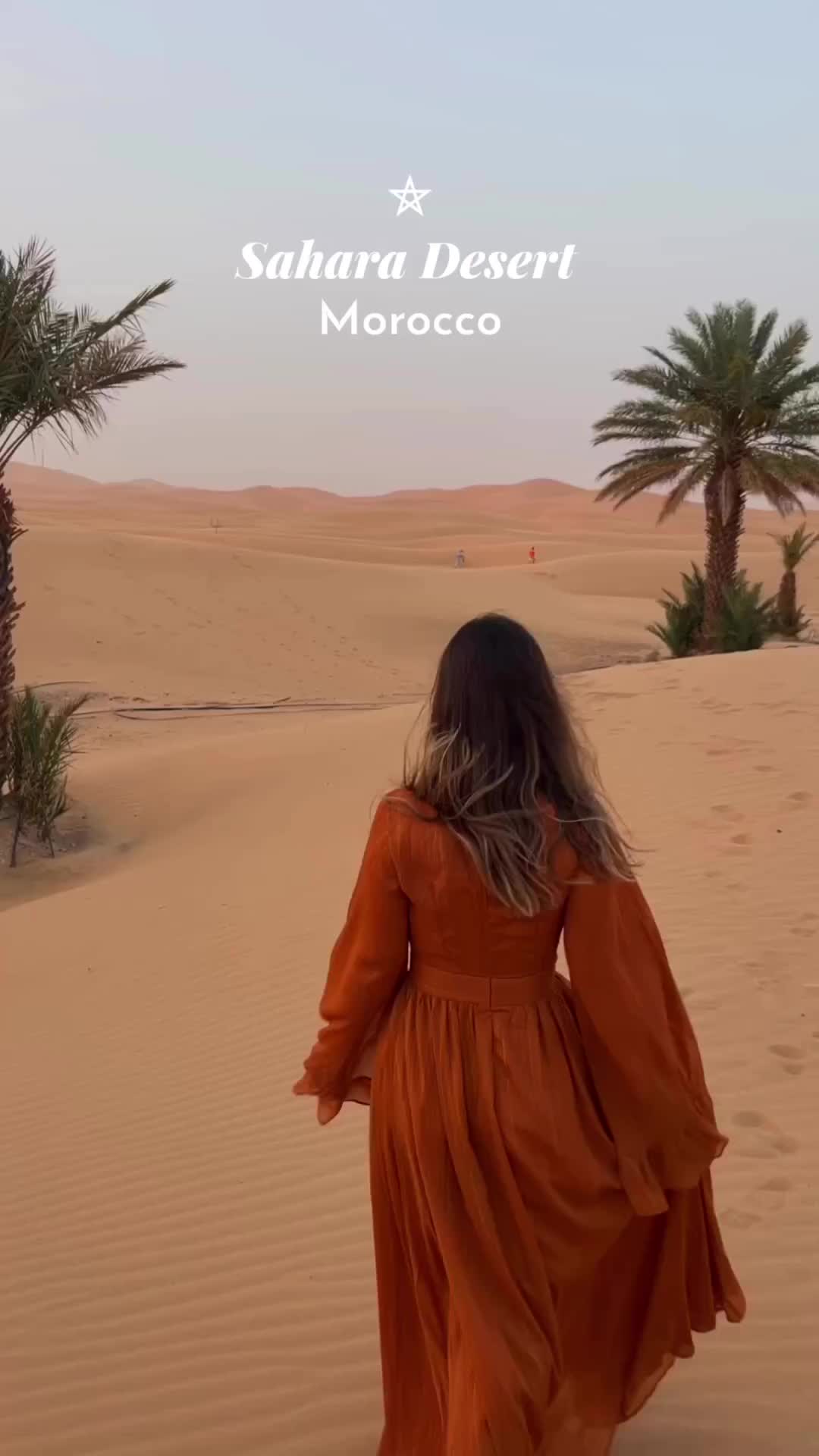 Magical Sunset in Sahara Desert, Morocco 🌅