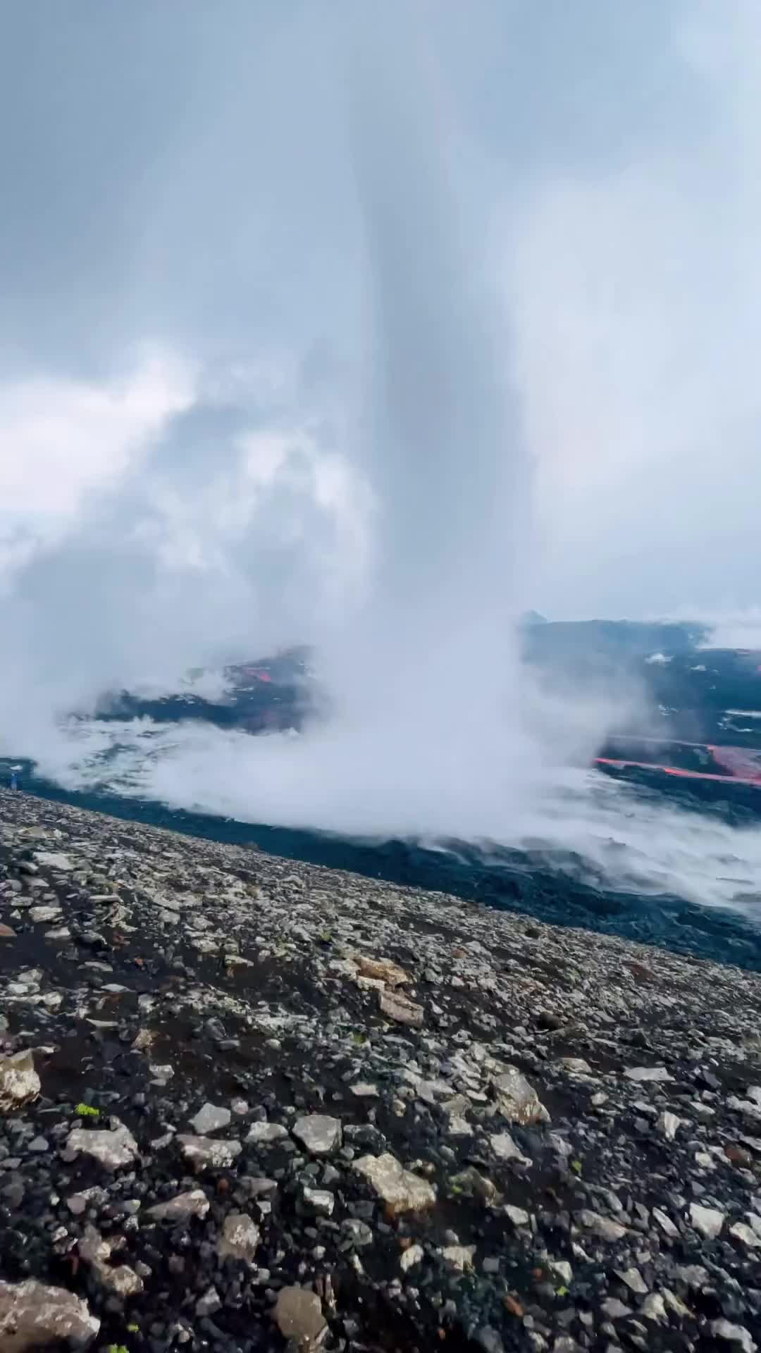 Spectacular Iceland Volcano Eruption in Grindavik
