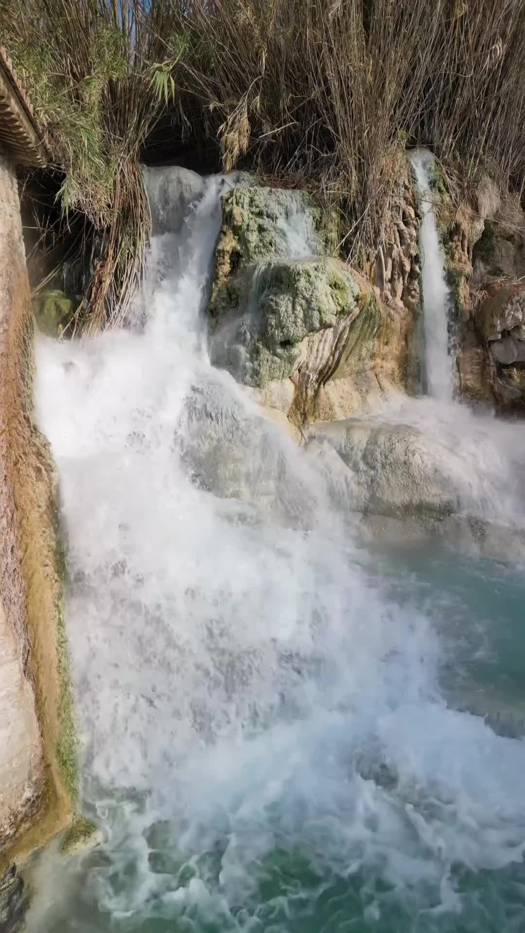 Stunning Saturnia Waterfalls in Tuscany, Italy