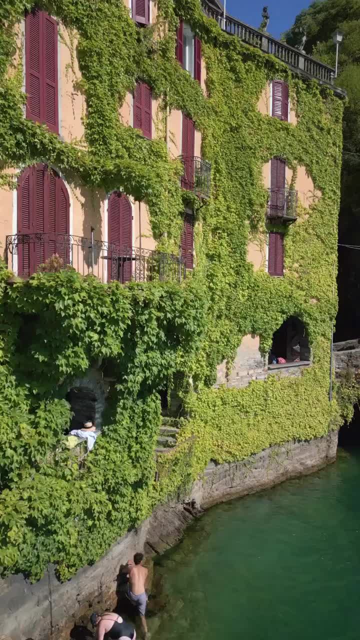 Stunning Drone Footage of Orrido di Nesso, Italy