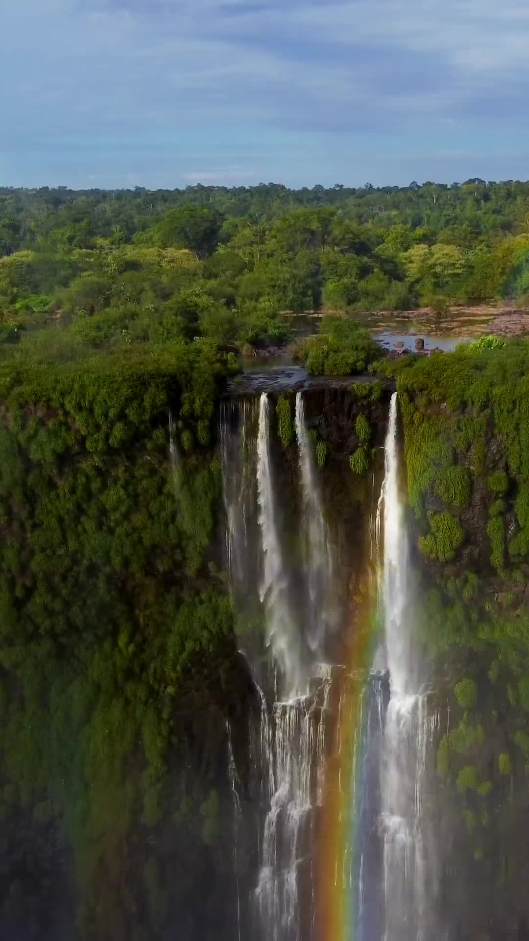 Mesmerizing Waterfalls & Rainbows at Iguazu Falls 🌈
