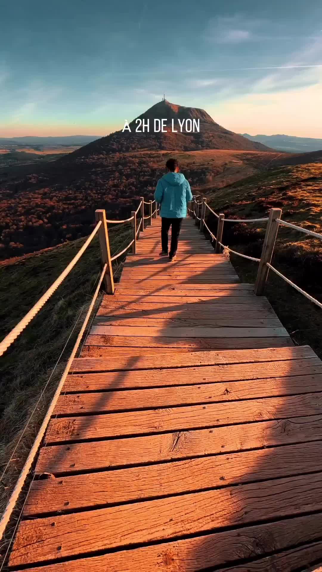 Stunning 360º Views of Puy Pariou Volcanoes in Auvergne